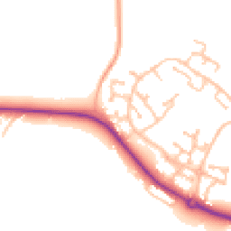 Daytime road noise heatmap for CV35 7TL