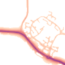 Daytime road noise heatmap for CV35 7TP