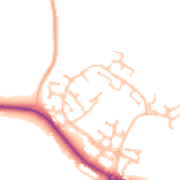 Daytime road noise heatmap for CV35 7TT