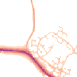 Daytime road noise heatmap for CV35 7TW