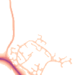Daytime road noise heatmap for CV35 7UD