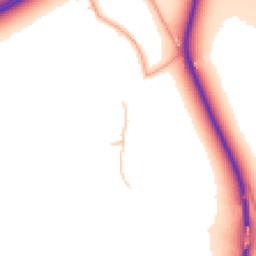 Daytime road noise heatmap for CV35 8AN