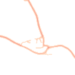 Daytime road noise heatmap for CV35 8BN