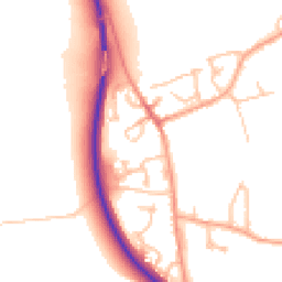 Daytime road noise heatmap for CV35 8BP