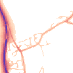 Daytime road noise heatmap for CV35 8BT