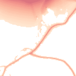 Daytime road noise heatmap for CV35 8BZ