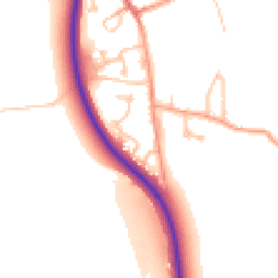 Daytime road noise heatmap for CV35 8DG