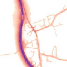 Daytime road noise heatmap for CV35 8DZ