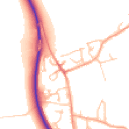 Daytime road noise heatmap for CV35 8ED