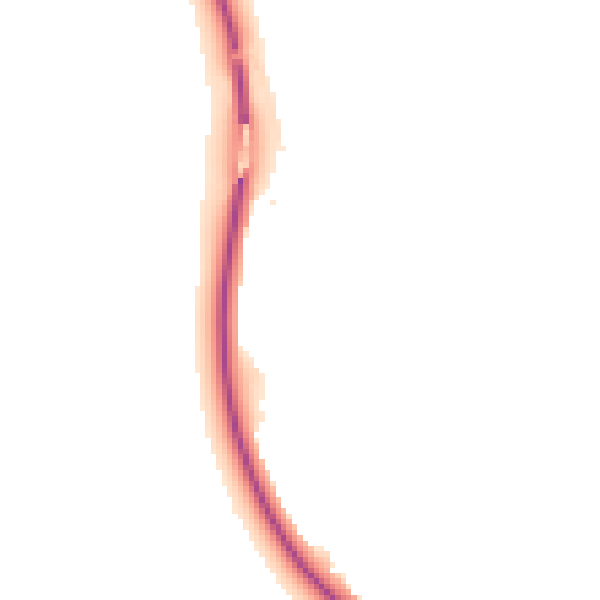 Night-time road noise heatmap for CV35 8EJ