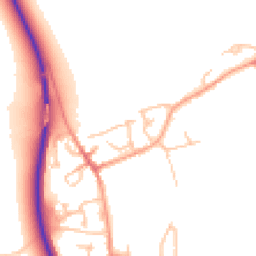 Daytime road noise heatmap for CV35 8EP