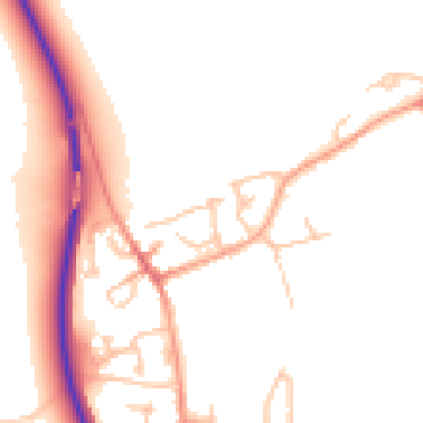 Daytime road noise heatmap for CV35 8EP
