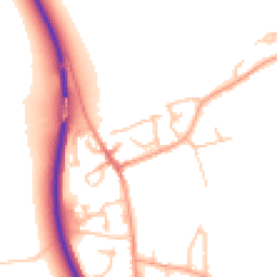 Daytime road noise heatmap for CV35 8ER