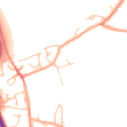 Daytime road noise heatmap for CV35 8ES