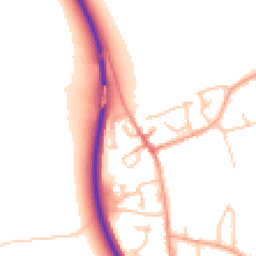 Daytime road noise heatmap for CV35 8EX