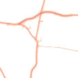 Daytime road noise heatmap for CV35 8JE
