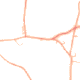 Daytime road noise heatmap for CV35 8JU