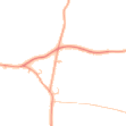 Daytime road noise heatmap for CV35 8JZ