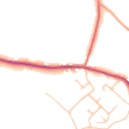 Daytime road noise heatmap for CV35 8LJ