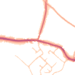 Daytime road noise heatmap for CV35 8LL