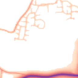Daytime road noise heatmap for CV35 8NG