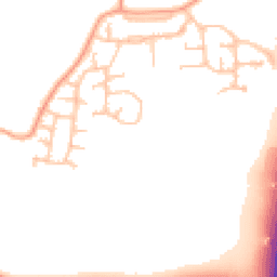 Daytime road noise heatmap for CV35 8NL