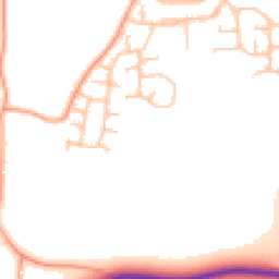 Daytime road noise heatmap for CV35 8NR