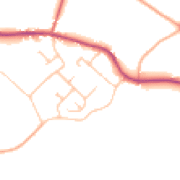 Daytime road noise heatmap for CV35 8NU