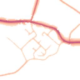 Daytime road noise heatmap for CV35 8NW