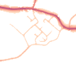 Daytime road noise heatmap for CV35 8NX