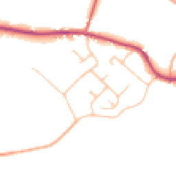 Daytime road noise heatmap for CV35 8PA
