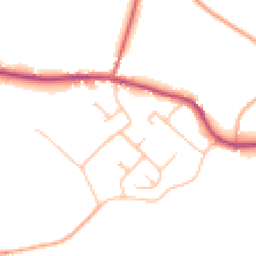 Daytime road noise heatmap for CV35 8PX