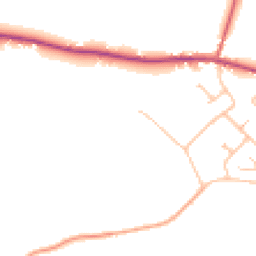 Daytime road noise heatmap for CV35 8QB
