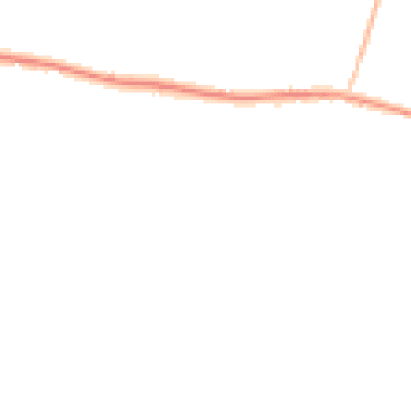 Night-time road noise heatmap for CV35 8QB