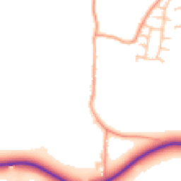 Daytime road noise heatmap for CV35 8QR