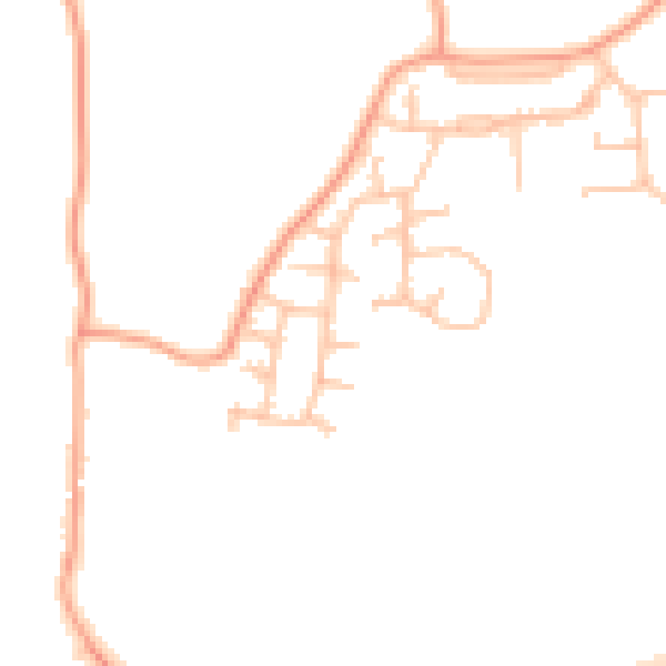 Daytime road noise heatmap for CV35 8SR