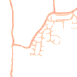 Daytime road noise heatmap for CV35 8TJ