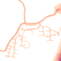 Daytime road noise heatmap for CV35 8TR