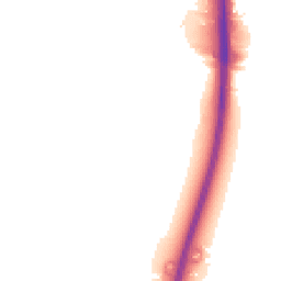 Night-time road noise heatmap for CV35 8TU