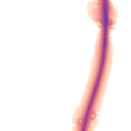 Night-time road noise heatmap for CV35 8TX