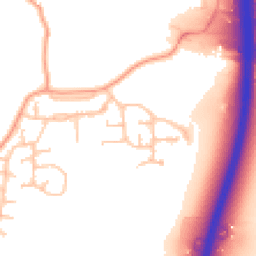 Daytime road noise heatmap for CV35 8TY