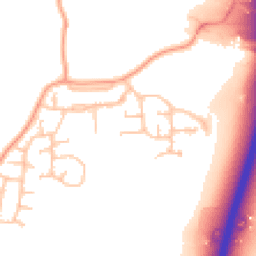 Daytime road noise heatmap for CV35 8UA