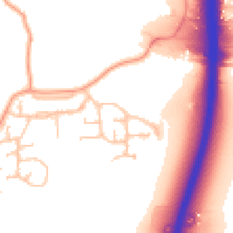 Daytime road noise heatmap for CV35 8UE