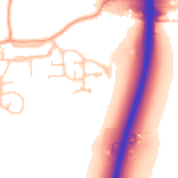 Daytime road noise heatmap for CV35 8UP
