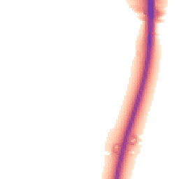 Night-time road noise heatmap for CV35 8UP