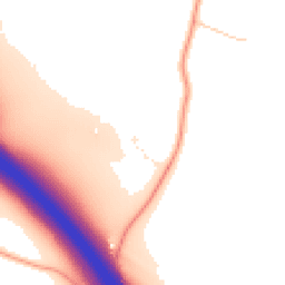 Daytime road noise heatmap for CV35 8XB