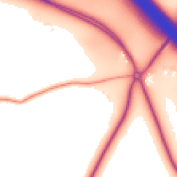 Daytime road noise heatmap for CV35 9AD