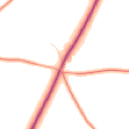 Daytime road noise heatmap for CV35 9DD