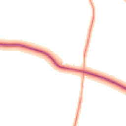 Daytime road noise heatmap for CV35 9ES