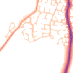 Daytime road noise heatmap for CV35 9LL